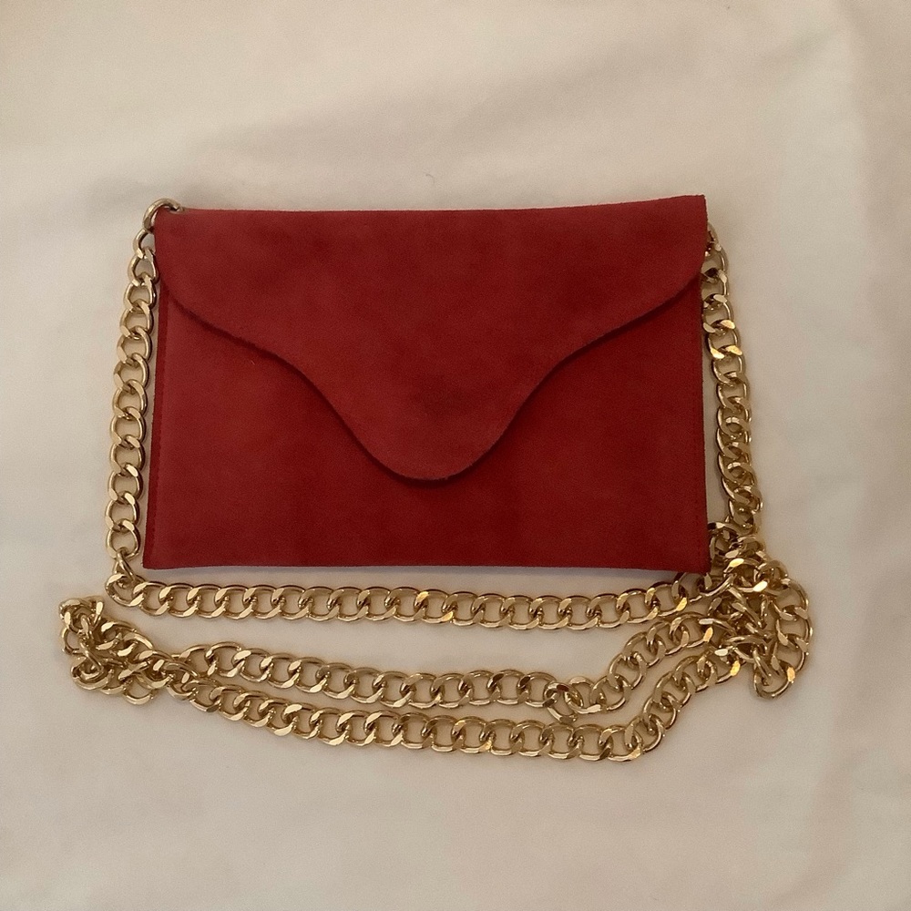 JJ Winters Ivy Red Crossbody Leather Bag